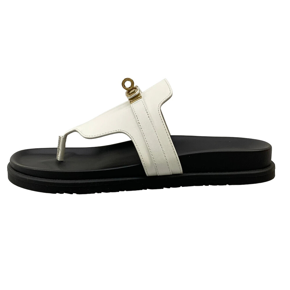 Hermes Unpeel White Gold Leather #332645H12B